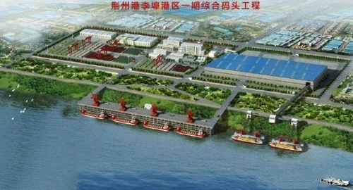 湖北一永久性砂石集并中心建成，總投資約2.5億元，年設計吞吐量360萬噸