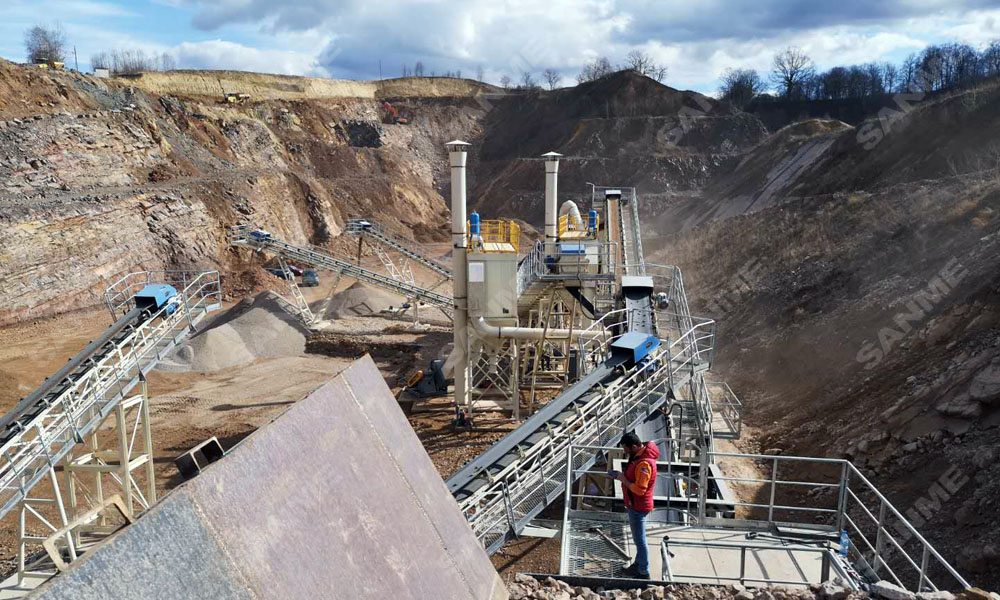 疫情擋不住中國產品走向歐洲 山美股份提供成套設備的骨料生產線調試投產,產量超預期!